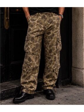 Match Men's Camouflage Wild Cargo Pants Grayish Green Max #2 30 Military Style